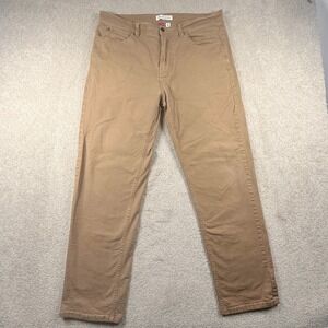 Topo Designs Pants Mens 36x30 Tan Organic Cotton Stretch 5-Pocket